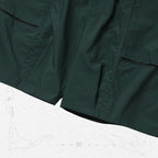 "SR-1L" SOFTBOX 拉鍊實用短褲 #DARK-GREEN [GOOPI-23SS-MAY-01]