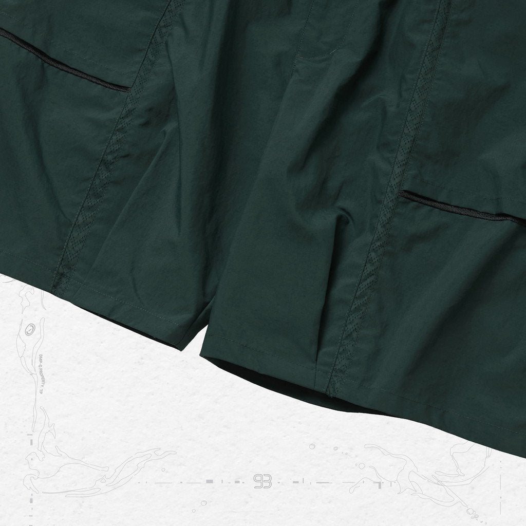 "SR-1L" SOFTBOX 拉鍊實用短褲 #DARK-GREEN [GOOPI-23SS-MAY-01]