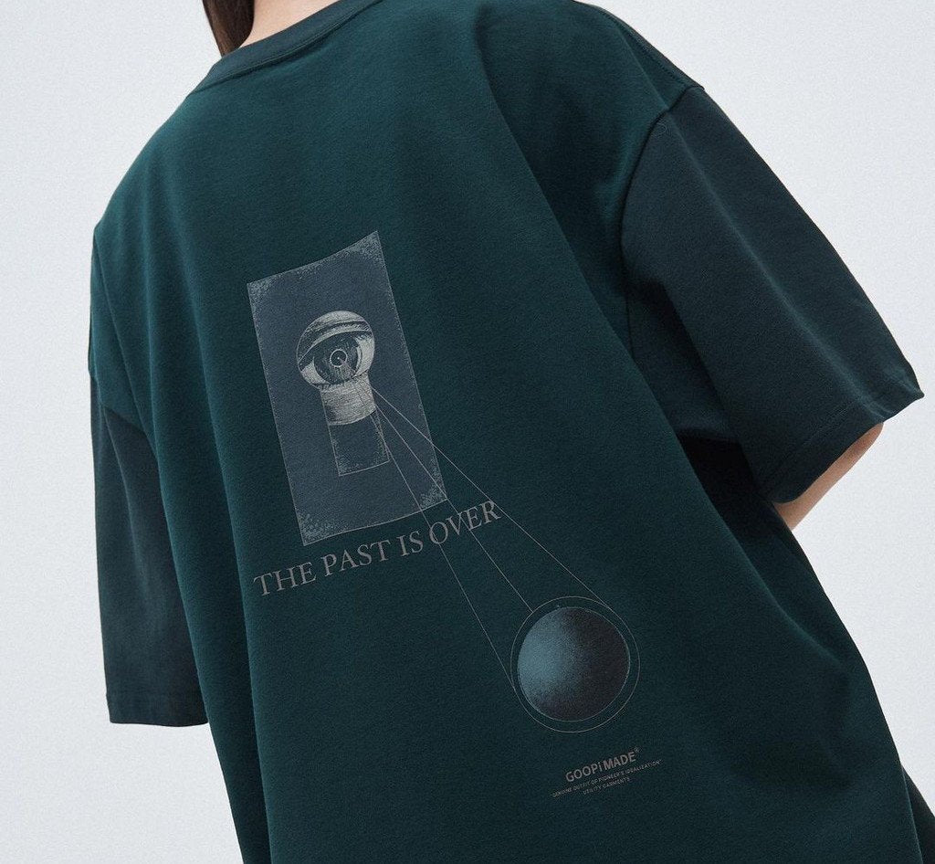 「K501-RT」新訂單圖案 T 卹 #DARK-GREEN [GOPI-23SS-MAY-02]