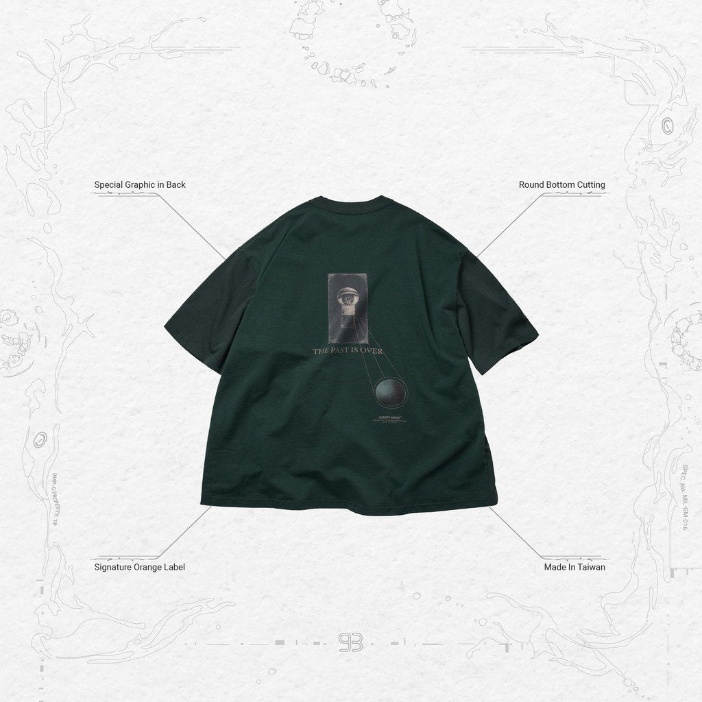 「K501-RT」新訂單圖案 T 卹 #DARK-GREEN [GOPI-23SS-MAY-02]