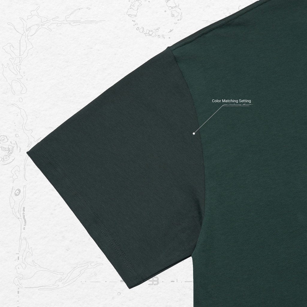 「K501-RT」新訂單圖案 T 卹 #DARK-GREEN [GOPI-23SS-MAY-02]