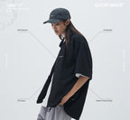 「GNV-17」SOFTBOX 拋物線大襯衫 #BLACK [GOOPI-23SS-MAY-03]