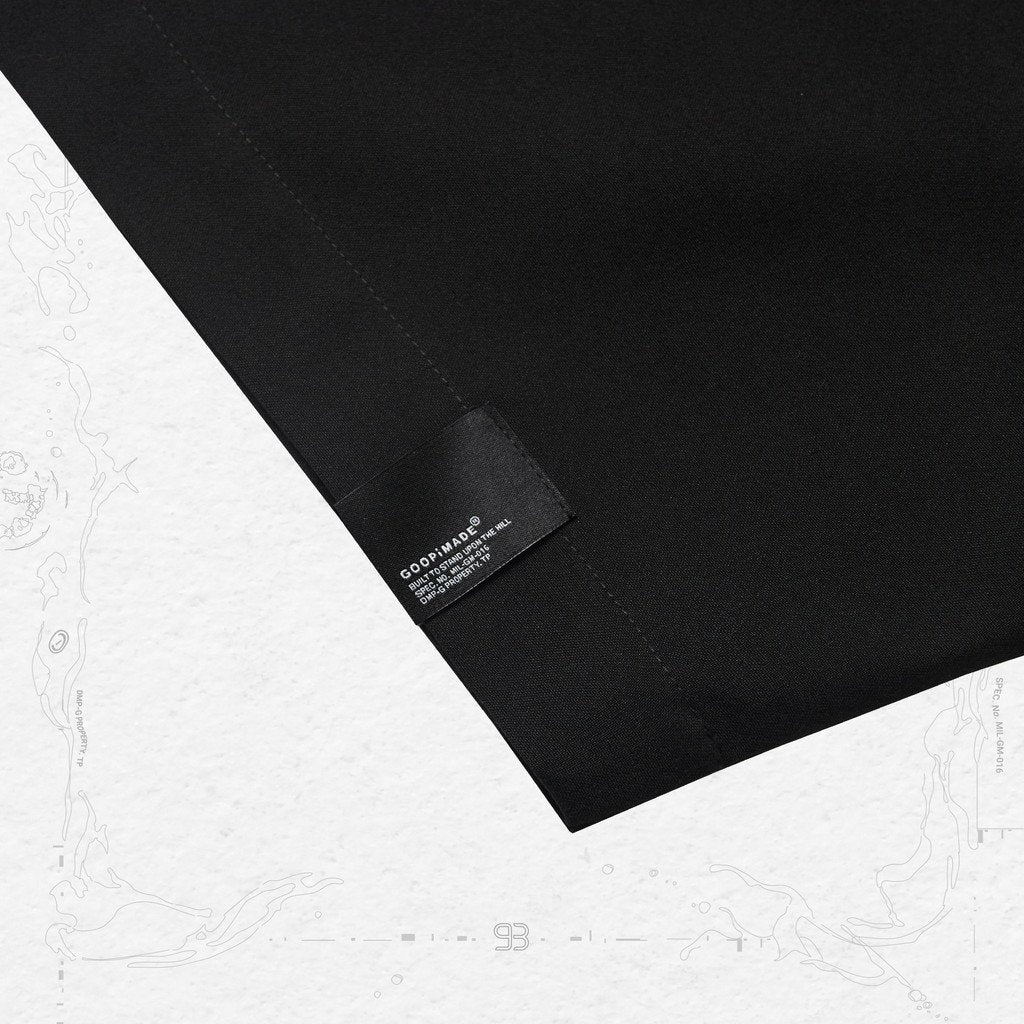 「GNV-17」SOFTBOX 拋物線大襯衫 #BLACK [GOOPI-23SS-MAY-03]