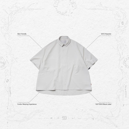 「GNV-17」 SOFTBOX Parabola Big Shirt #TECH-GRAY [GOOPI-23SS-MAY-03]