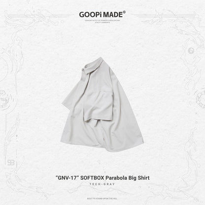「GNV-17」 SOFTBOX Parabola Big Shirt #TECH-GRAY [GOOPI-23SS-MAY-03]