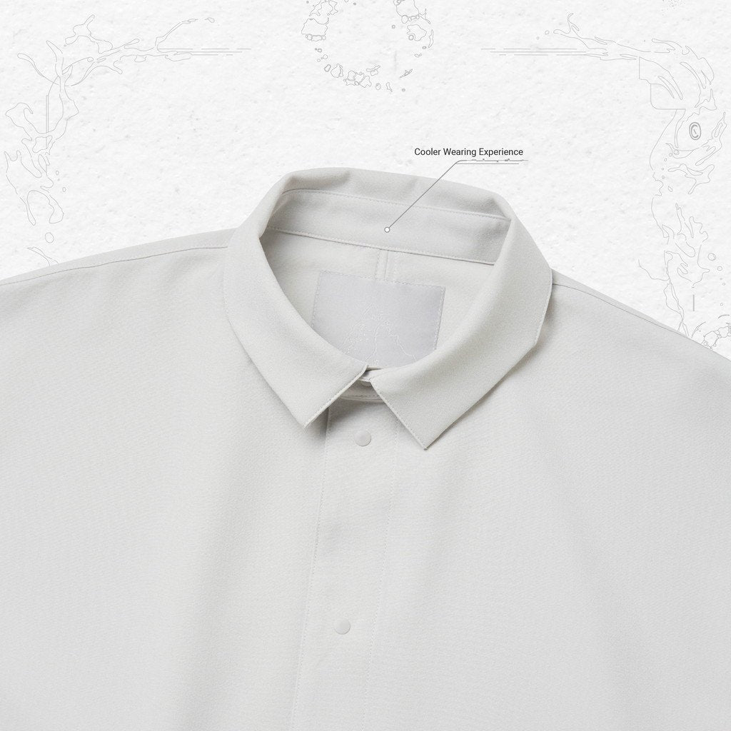 「GNV-17」SOFTBOX 拋物線大襯衫 #TECH-GRAY [GOOPI-23SS-MAY-03]