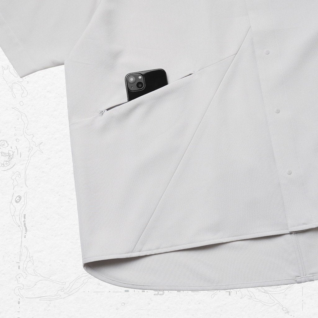 「GNV-17」SOFTBOX 拋物線大襯衫 #TECH-GRAY [GOOPI-23SS-MAY-03]