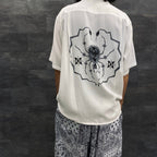 WOLF'S HEAD | S/S HAWAIIAN SHIRT -TYPE 4- #WHITE/GRAY [WOLFSHEAD-WM-HI10]