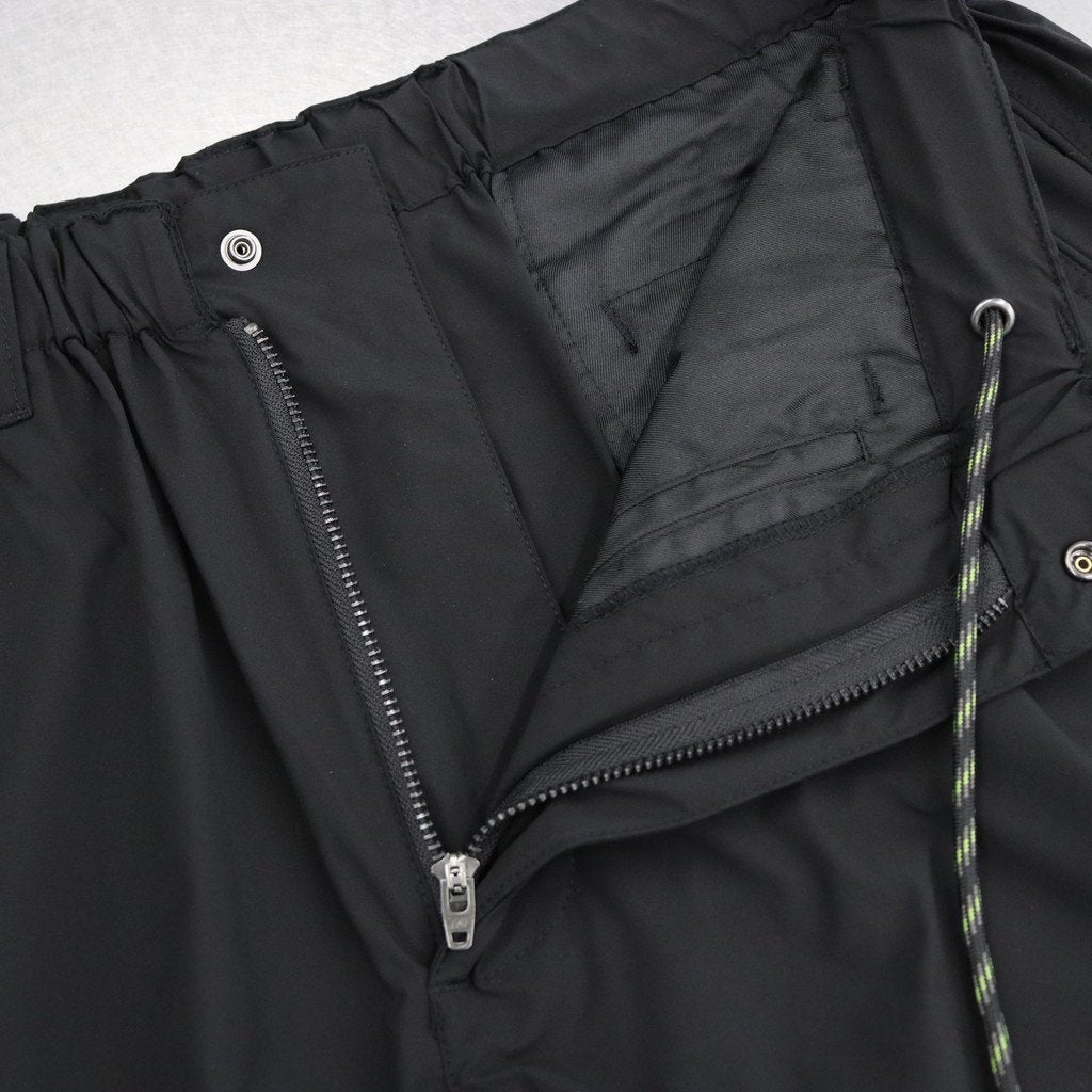 RIVER JUMP 滾邊褲 #黑色 [23SS-B02]