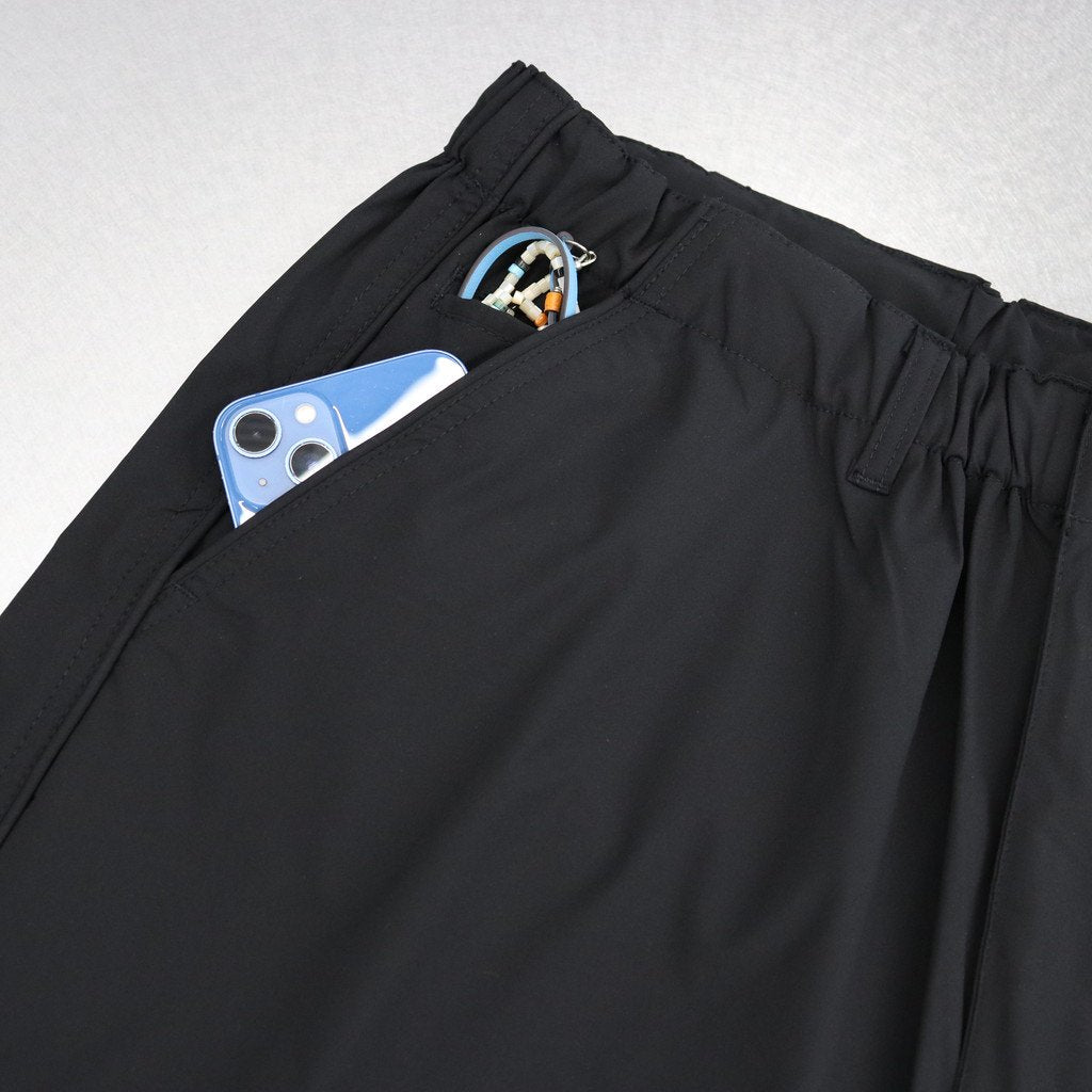 RIVER JUMP 滾邊褲 #黑色 [23SS-B02]