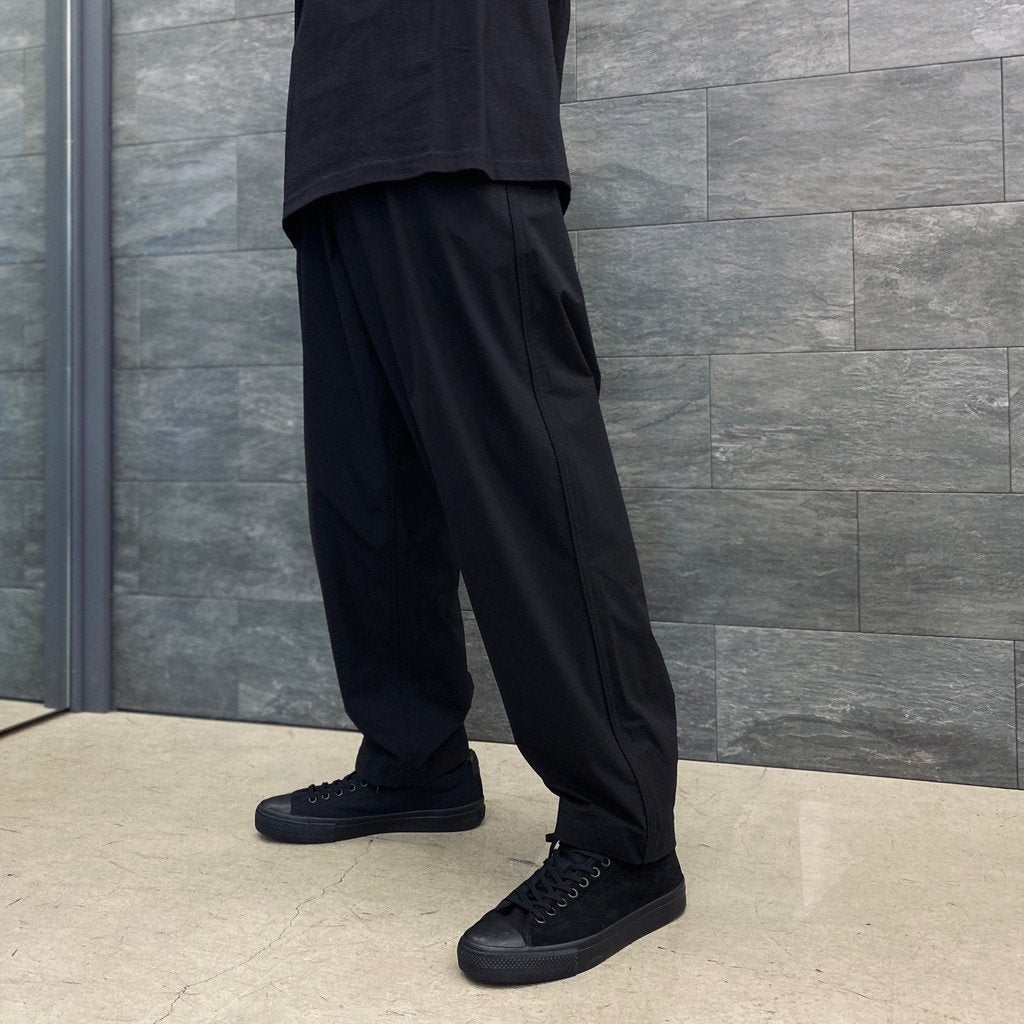 RIVER JUMP 滾邊褲 #黑色 [23SS-B02]