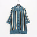STRIPE KINT S/S SUMMER CARDIGAN #GREEN [23AW-FS-SPOT-01/FS1344]