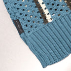 STRIPE KINT S/S SUMMER CARDIGAN #GREEN [23AW-FS-SPOT-01/FS1344]