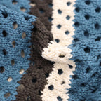 STRIPE KINT S/S SUMMER CARDIGAN #GREEN [23AW-FS-SPOT-01/FS1344]