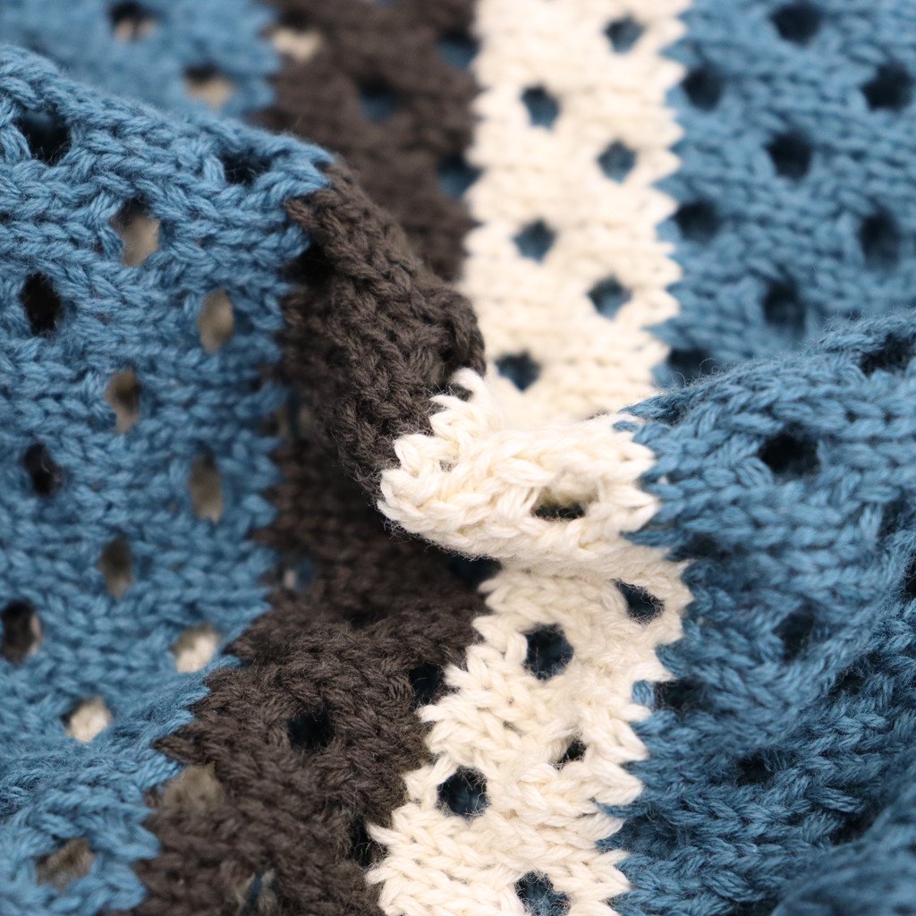 STRIPE KINT S/S SUMMER CARDIGAN #GREEN [23AW-FS-SPOT-01/FS1344]