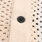 STRIPE KINT S/S SUMMER CARDIGAN #PINK [23AW-FS-SPOT-01/FS1344]