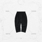 P-4S "Lightshell" 3D Torqued Pants #BLACK [GOOPI-23SS-JUN-01]