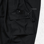 P-4S "Lightshell" 3D Torqued Pants #BLACK [GOOPI-23SS-JUN-01]