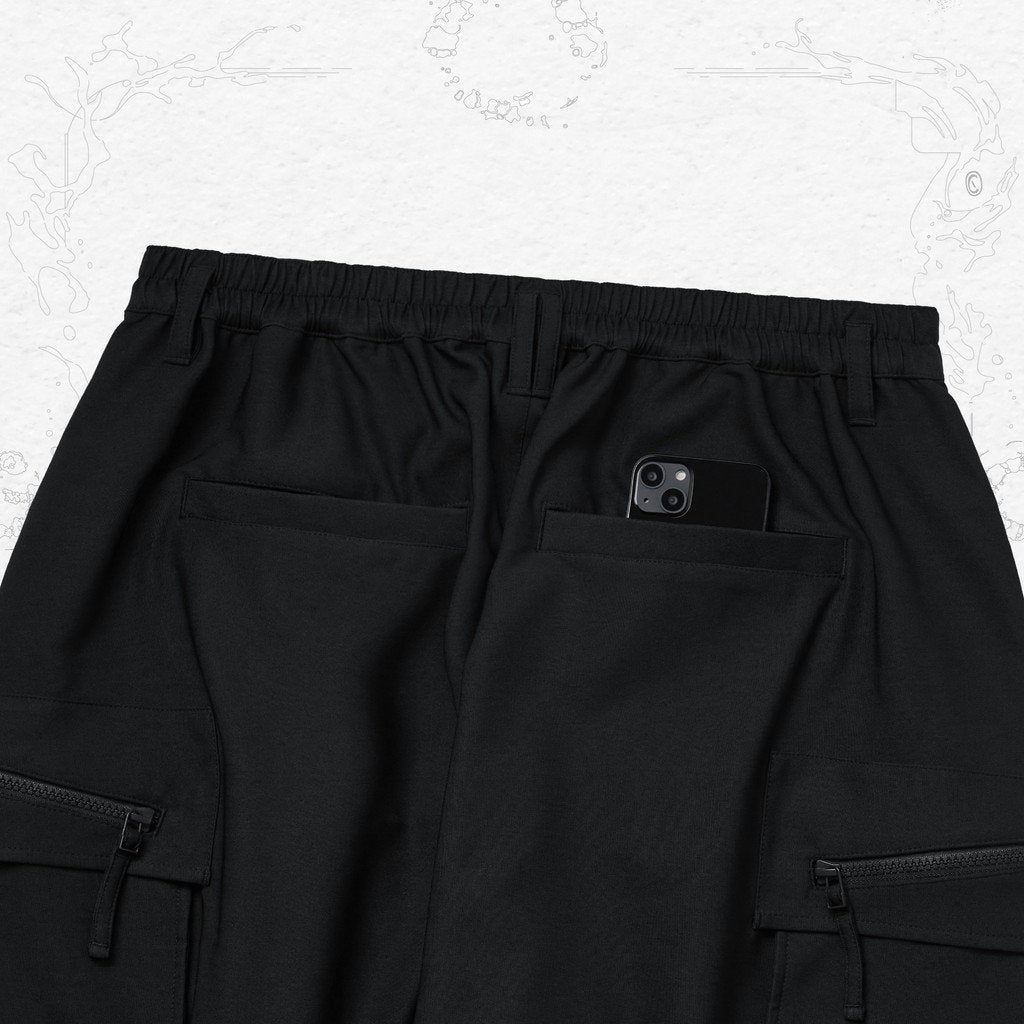 P-4S "Lightshell" 3D Torqued Pants #BLACK [GOOPI-23SS-JUN-01]