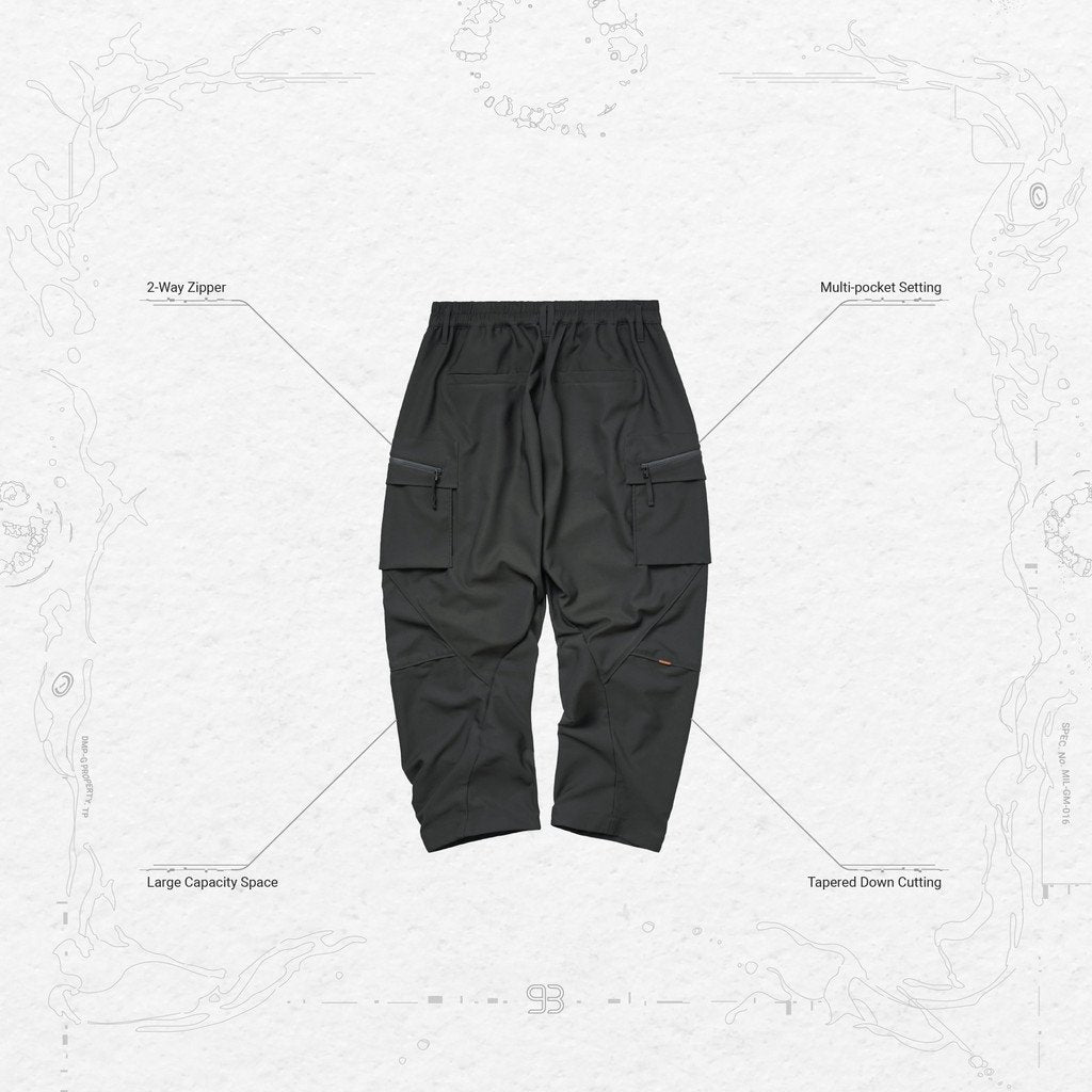 P-4S "Lightshell" 3D Torqued Pants #D-GRAY [GOOPI-23SS-JUN-01]
