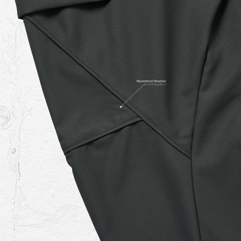 P-4S "Lightshell" 3D Torqued Pants #D-GRAY [GOOPI-23SS-JUN-01]