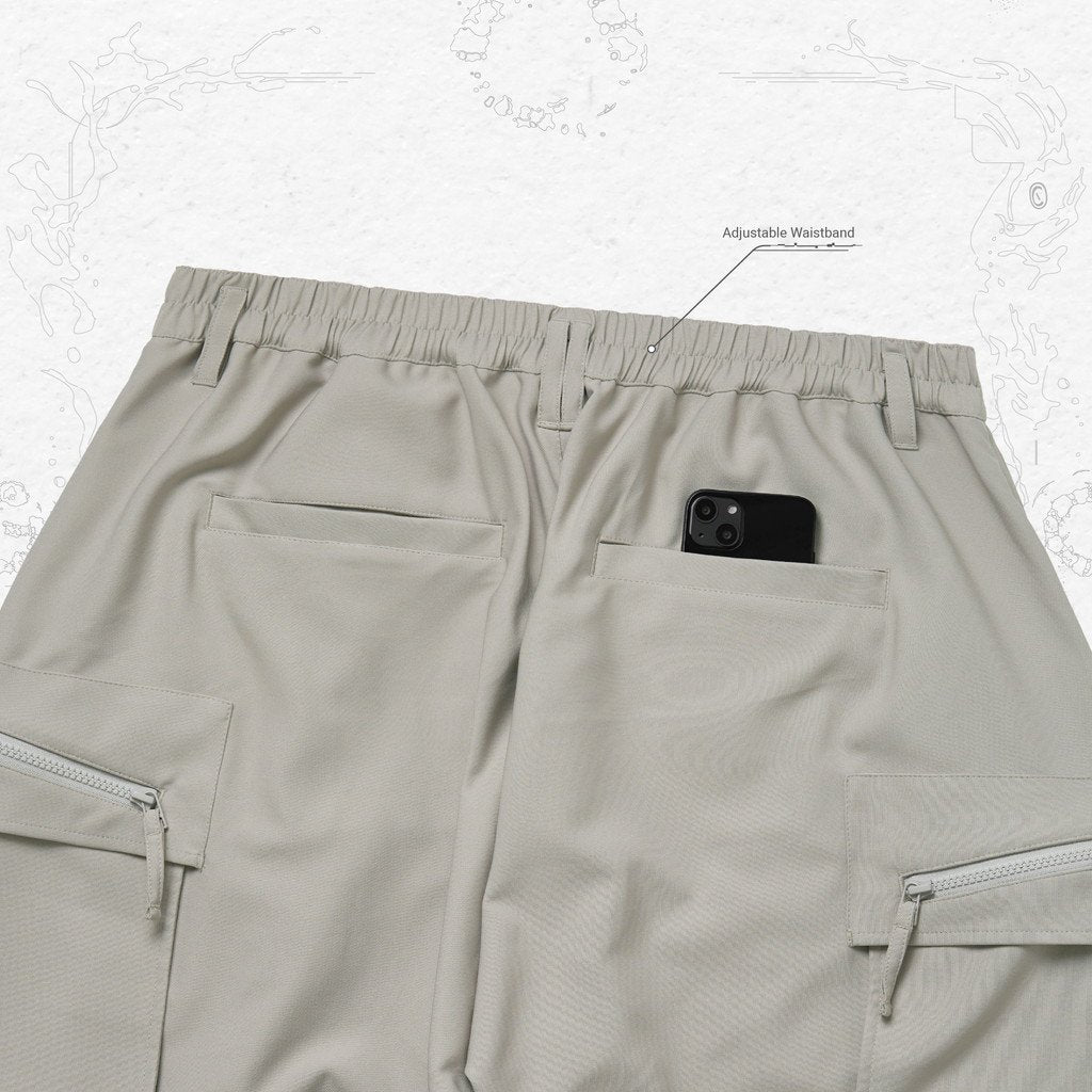 P-4S 「Lightshell」 3D Torqued Pants #IVORY [GOOPI-23SS-JUN-01]