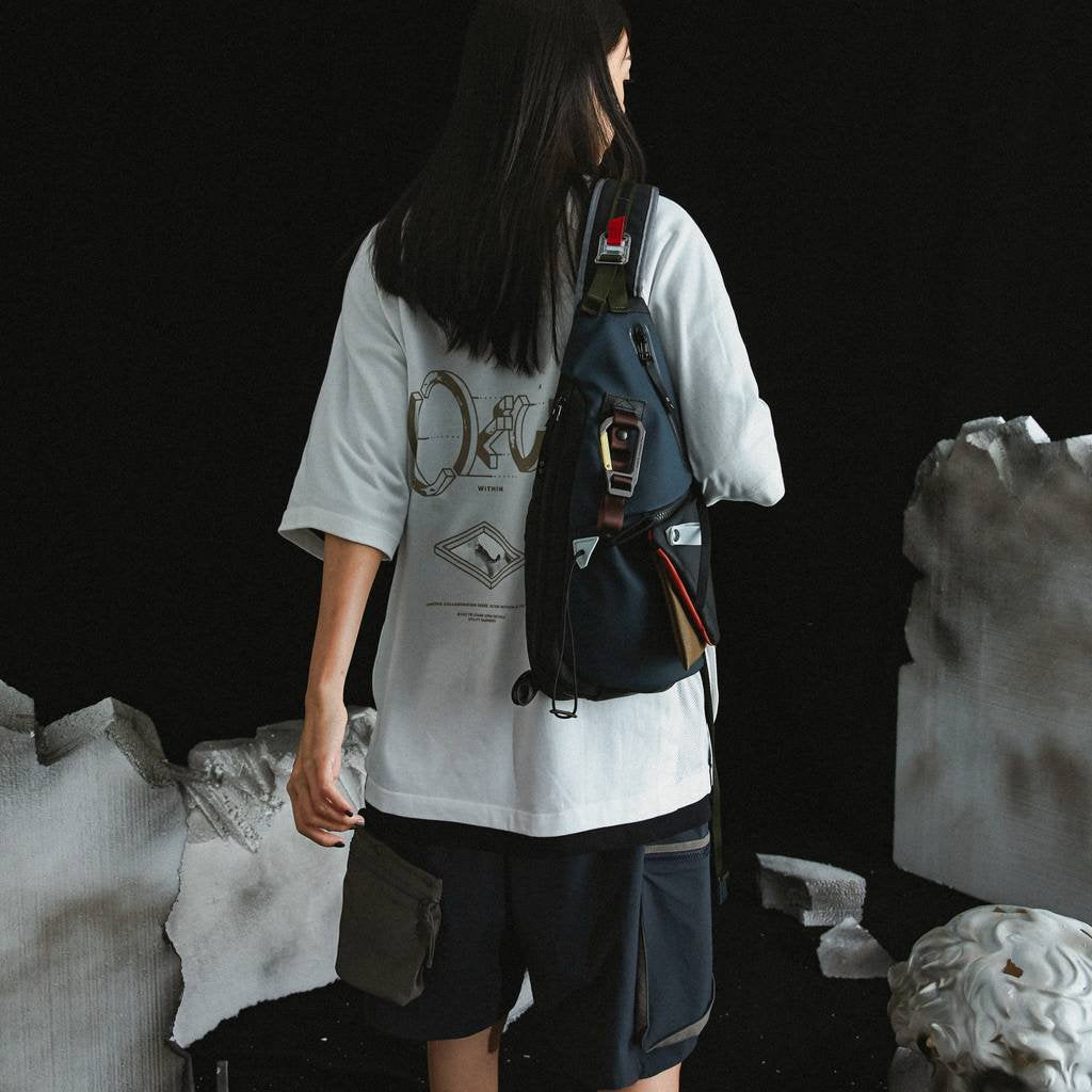 master-piece | "MGear-T1" Co-Graphic Mesh Tee #IVORY [GOOPI-23SS-JUN-03]