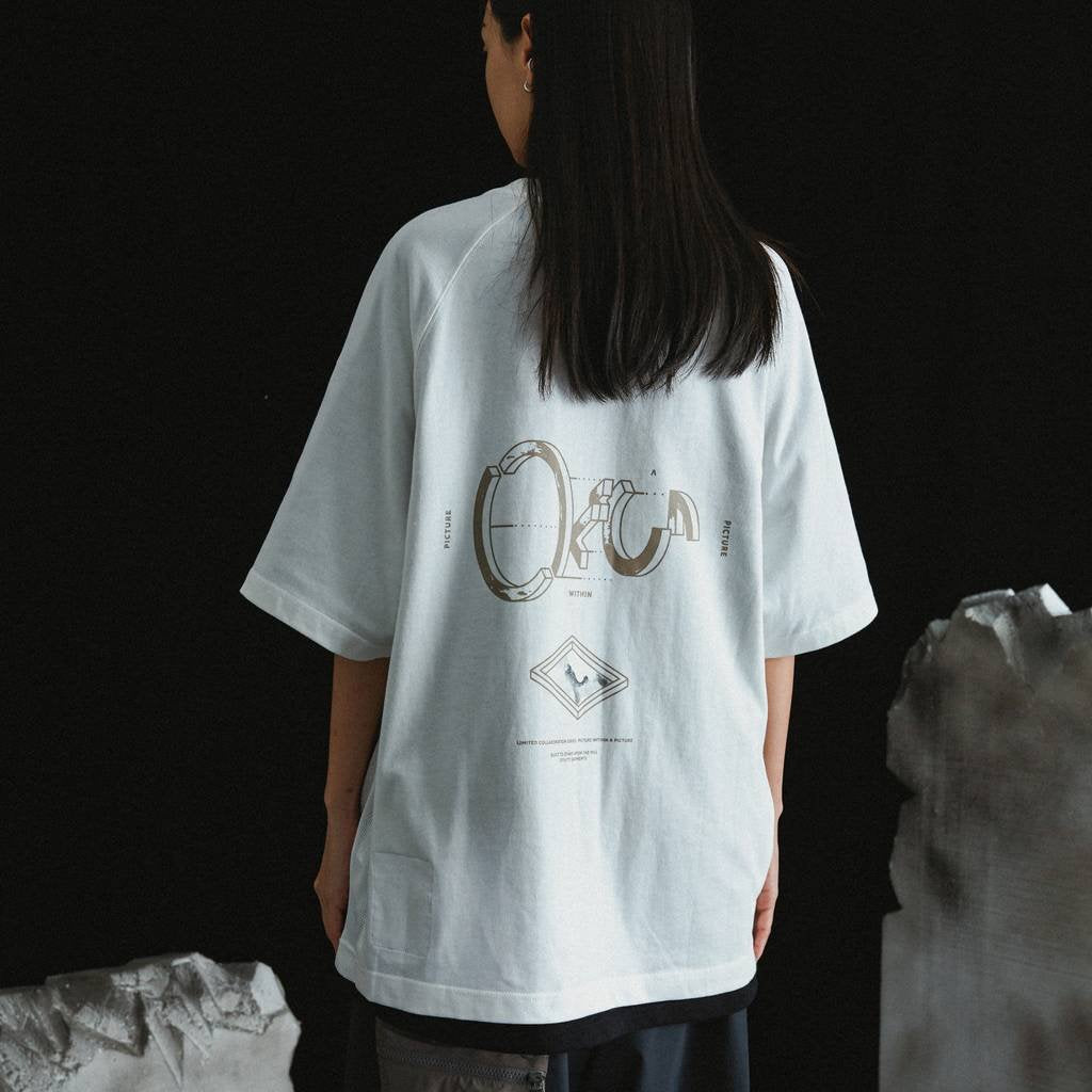 master-piece | 「MGear-T1」 Co-Graphic Mesh Tee #IVORY [GOOPI-23SS 