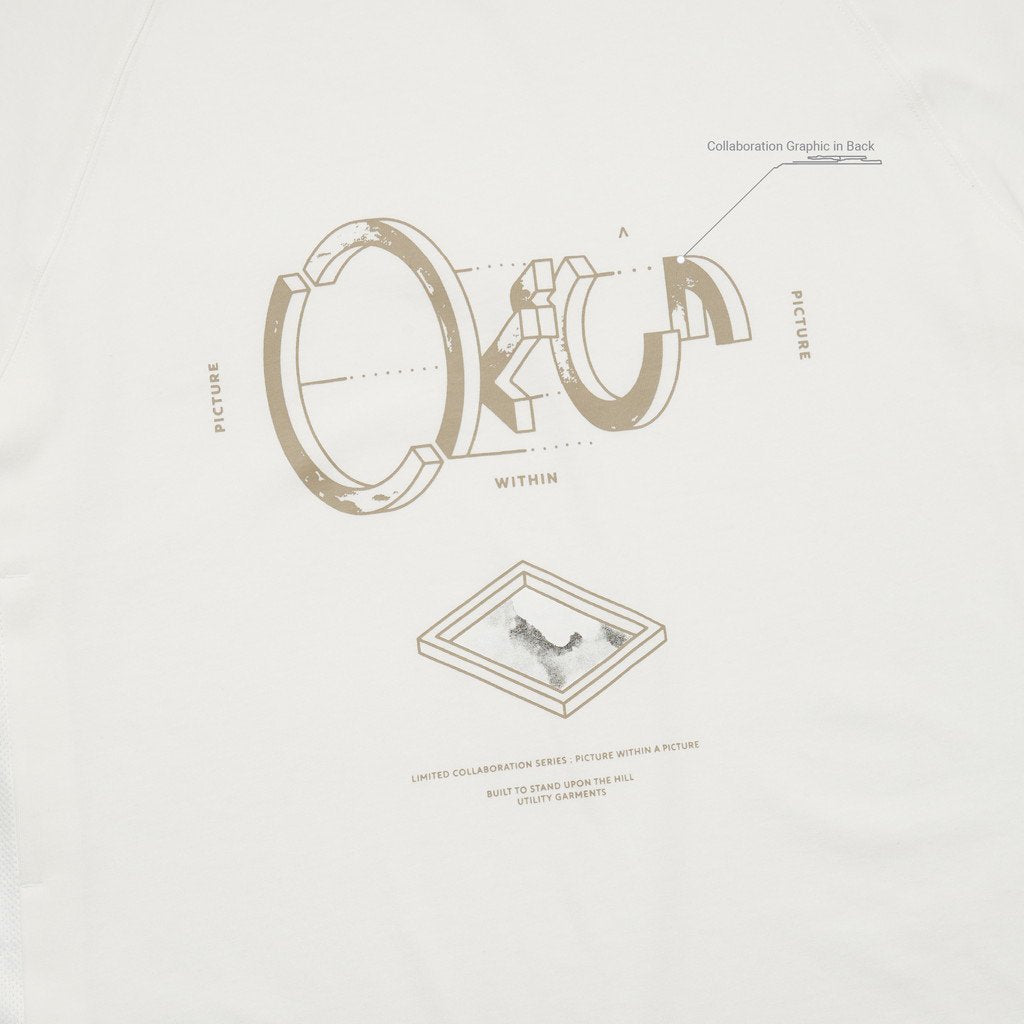 master-piece | 「MGear-T1」 Co-Graphic Mesh Tee #IVORY [GOOPI-23SS-JUN-03]