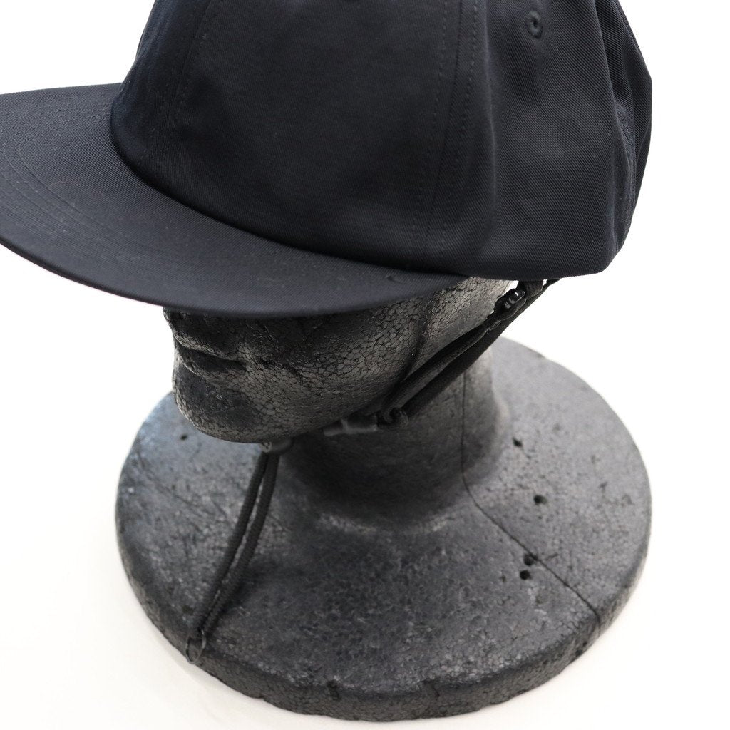 科技 6 片斜紋帽 #黑色 [BC-52023W]