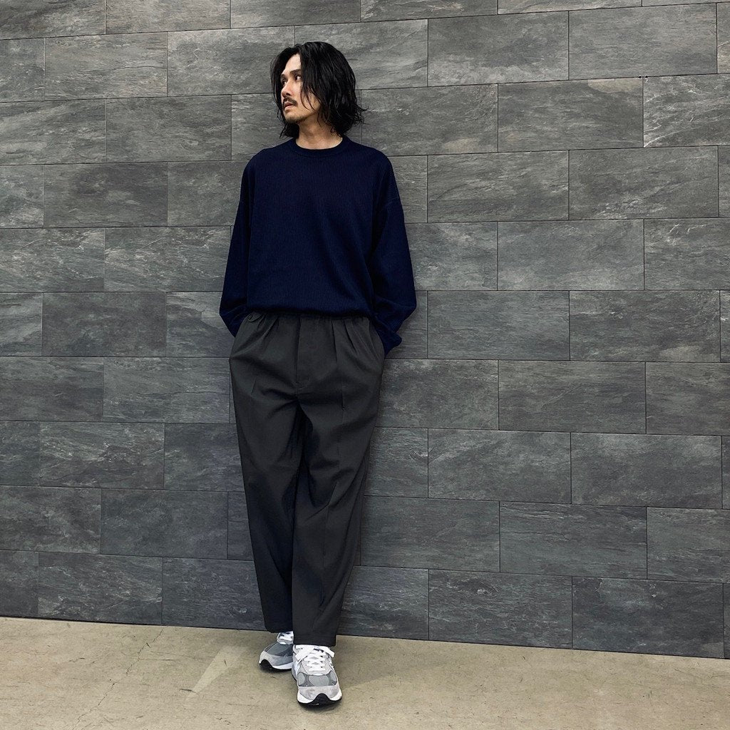 TECH THERMAL CREW L/S #D-NAVY [BE-34023W]