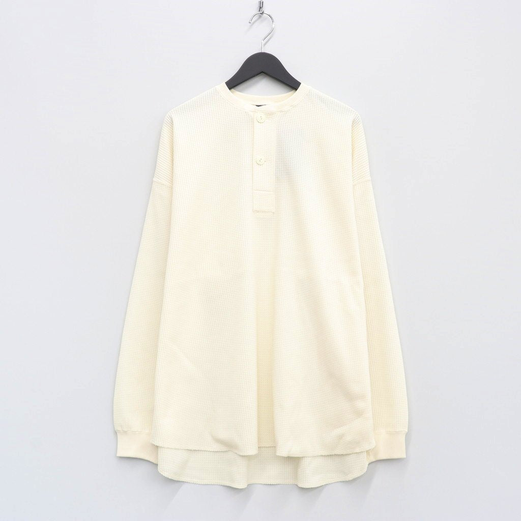 TECH THERMAL HENLEY CREW L/S #ECRU [BE-33023W]