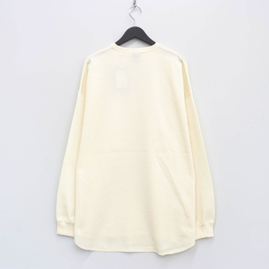 TECH THERMAL HENLEY CREW L/S #ECRU [BE-33023W]