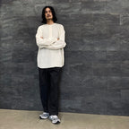 TECH THERMAL HENLEY CREW L/S #ECRU [BE-33023W]