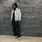 TECH TURTLE NECK TEE L/S #BLACK [BE-32023W]