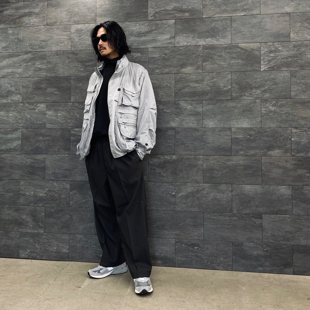 TECH TURTLE NECK TEE L/S #BLACK [BE-32023W]