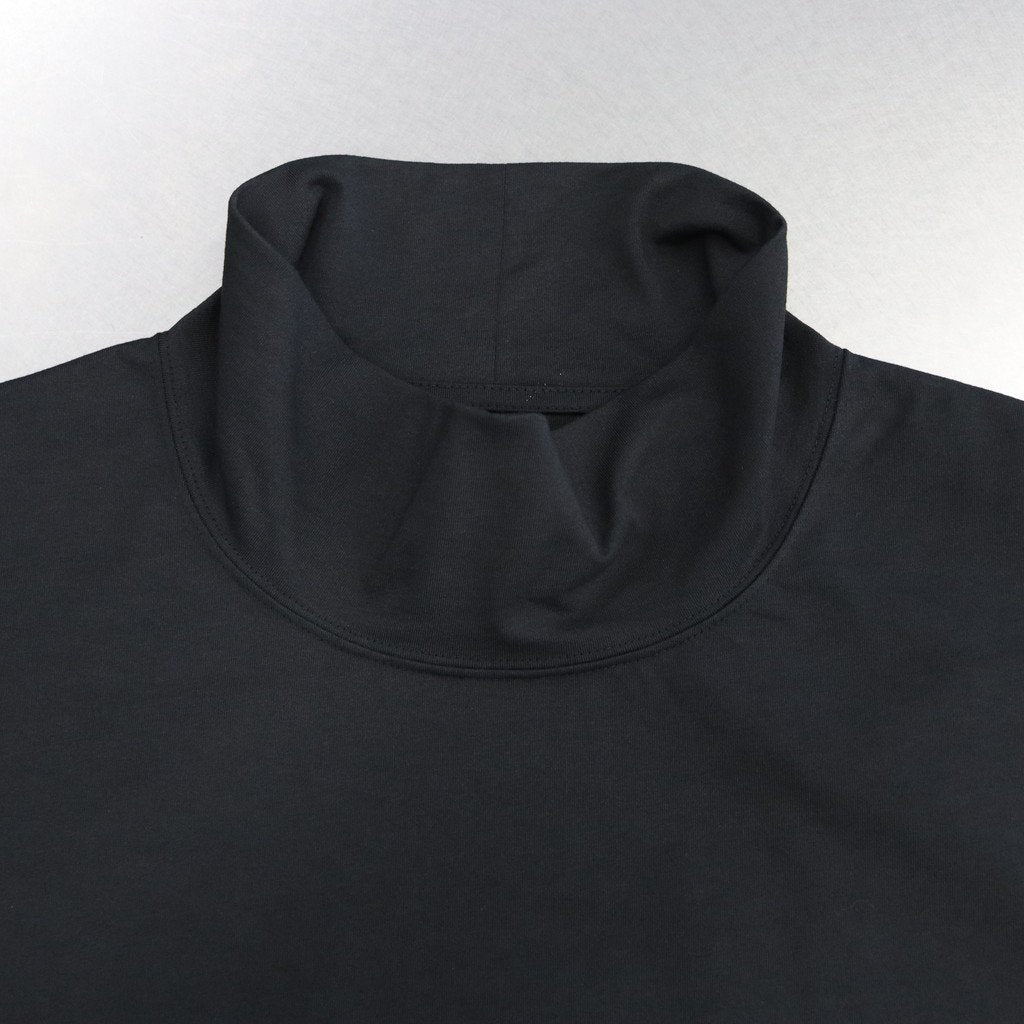 TECH TURTLE NECK TEE L/S #BLACK [BE-32023W]