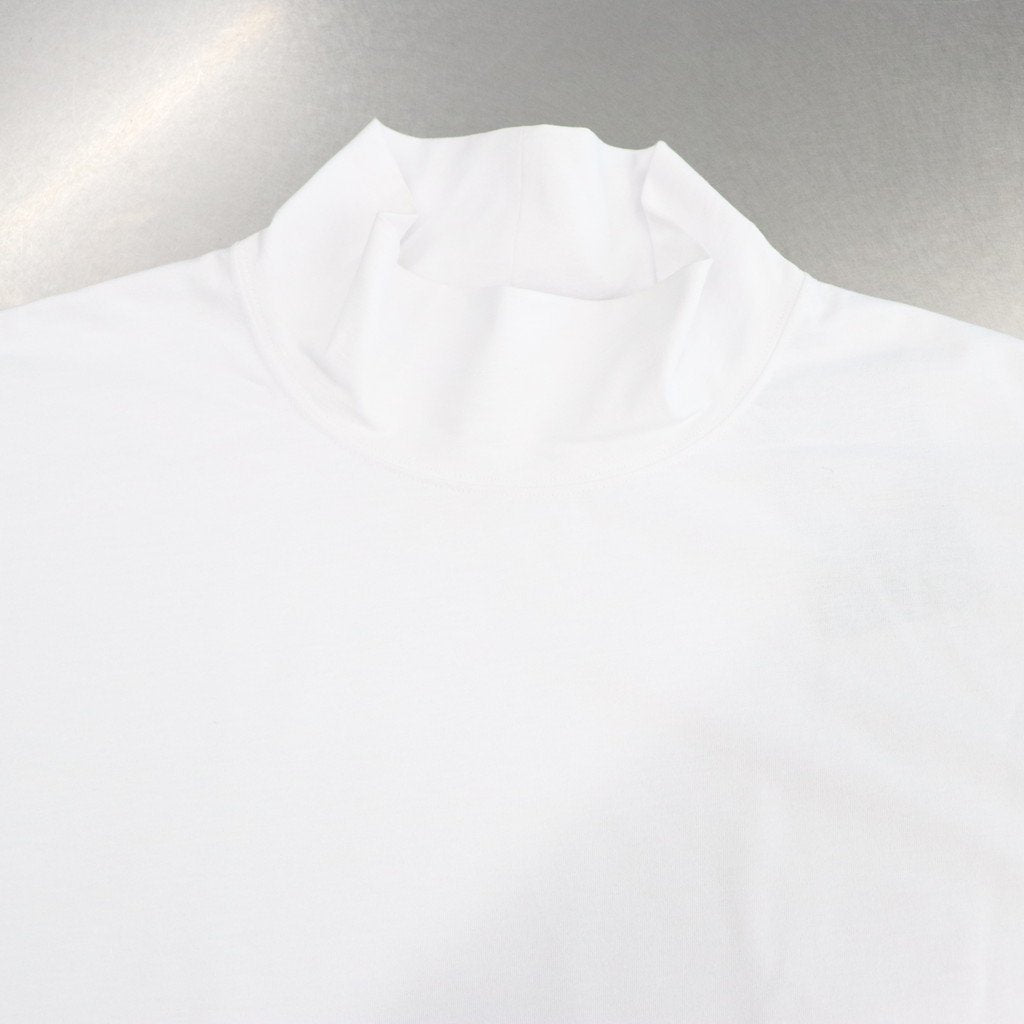 TECH TURTLE NECK TEE L/S #WHITE [BE-32023W]
