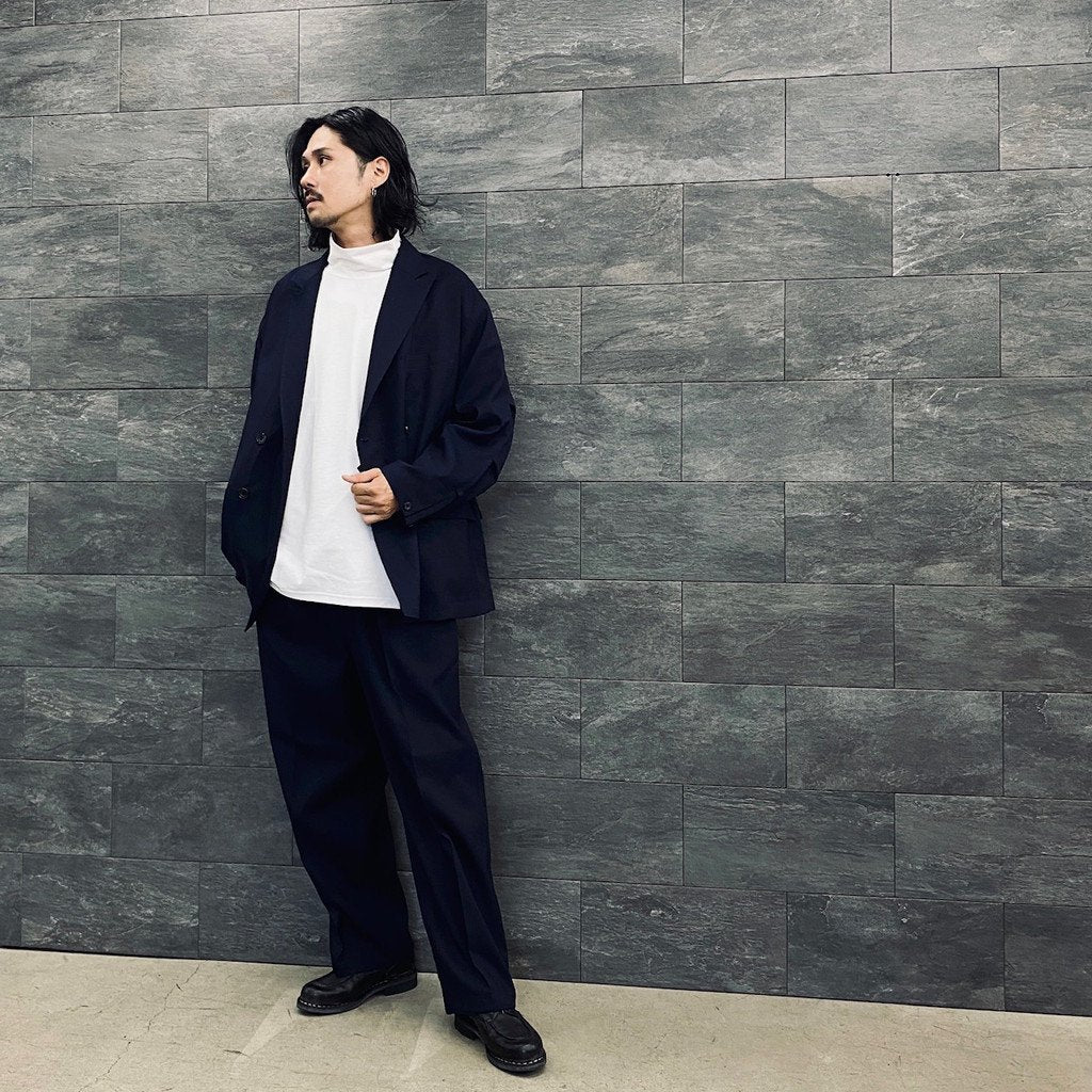 TECH TURTLE NECK TEE L/S #WHITE [BE-32023W]