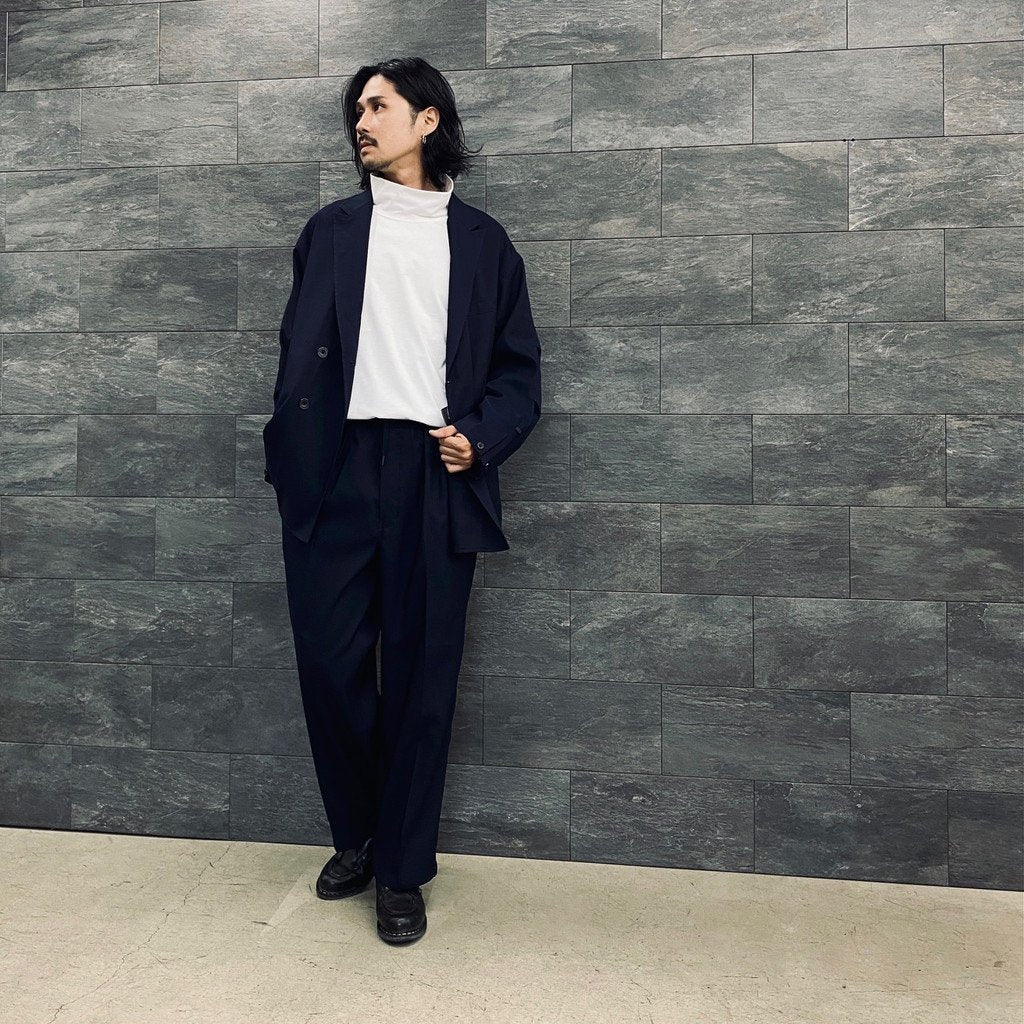 TECH TURTLE NECK TEE L/S #WHITE [BE-32023W]