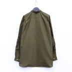 科技感常規領襯衫 L/S #MILITARY OLIVE [BE-87023W]
