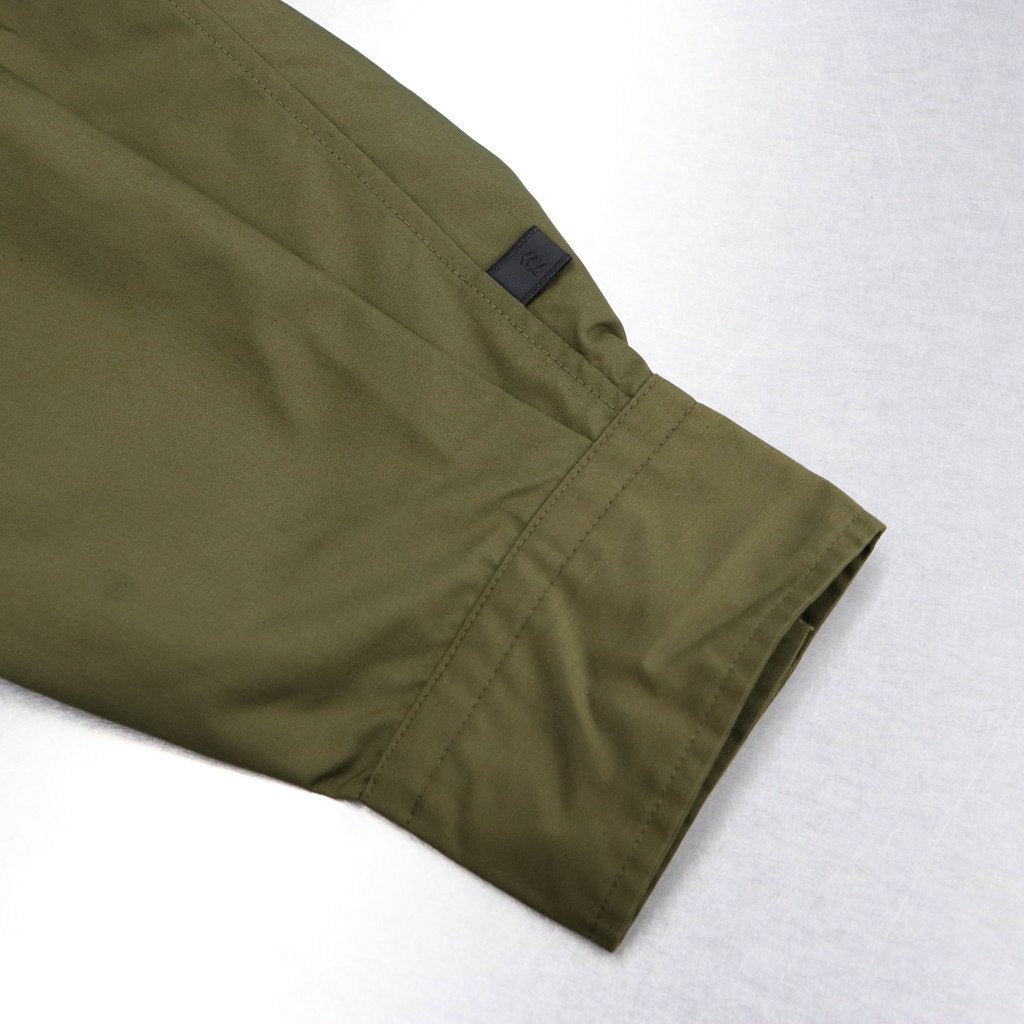 科技感常規領襯衫 L/S #MILITARY OLIVE [BE-87023W]