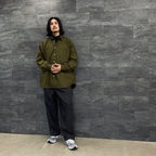 科技感常規領襯衫 L/S #MILITARY OLIVE [BE-87023W]
