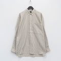 TECH BUTTON DOWN SHIRTS L/S STRIPE #MILITARY OLIVE [BE-84023W]