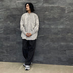 長袖條紋科技扣衫 #MILITARY OLIVE [BE-84023W]