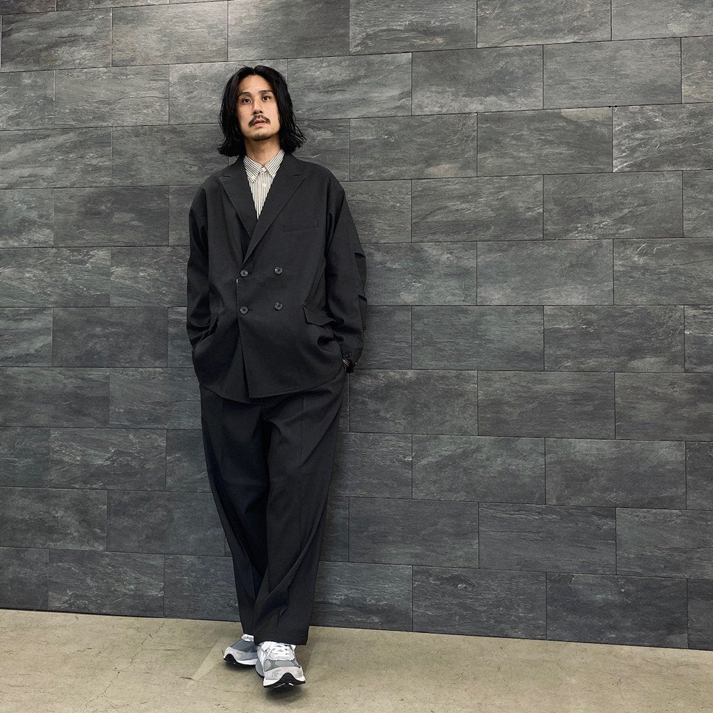 長袖條紋科技扣衫 #MILITARY OLIVE [BE-84023W]