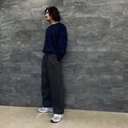 TECH WIDE EASY 2P TROUSERS MOD #CHARCOAL [BP-35023W]