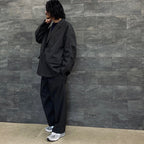 TECH WIDE EASY 2P TROUSERS MOD #CHARCOAL [BP-35023W]