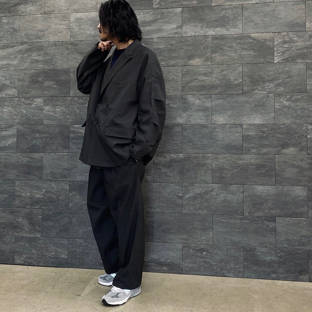 TECH WIDE EASY 2P TROUSERS MOD #CHARCOAL [BP-35023W]