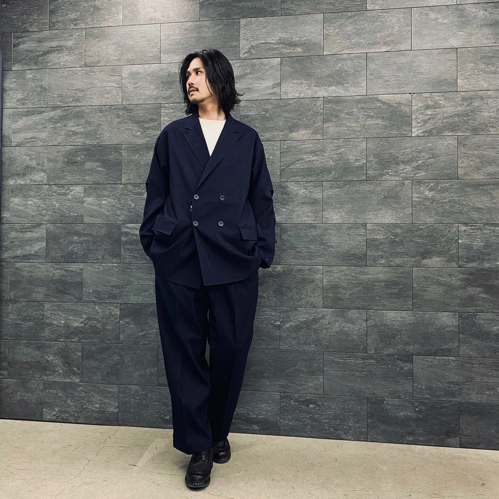 TECH WIDE EASY 2P 長褲 MOD #D-NAVY [BP-35023W]